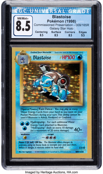 Blastoise Galaxy Star Presentation